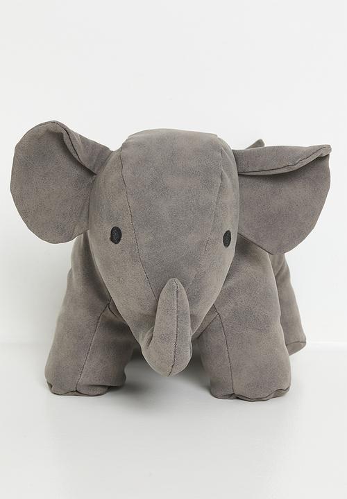 H&S - Plush Ellie Doorstop - Charcoal