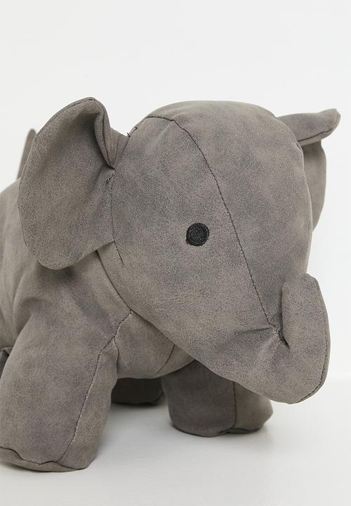 H&S - Plush Ellie Doorstop - Charcoal
