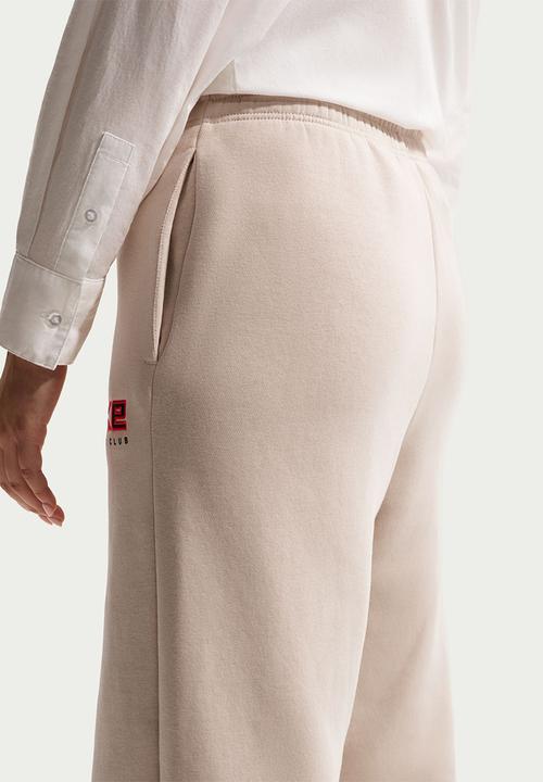 Nike - W Nsw Cls+ Flc Hr Pant Wide - Sanddrift