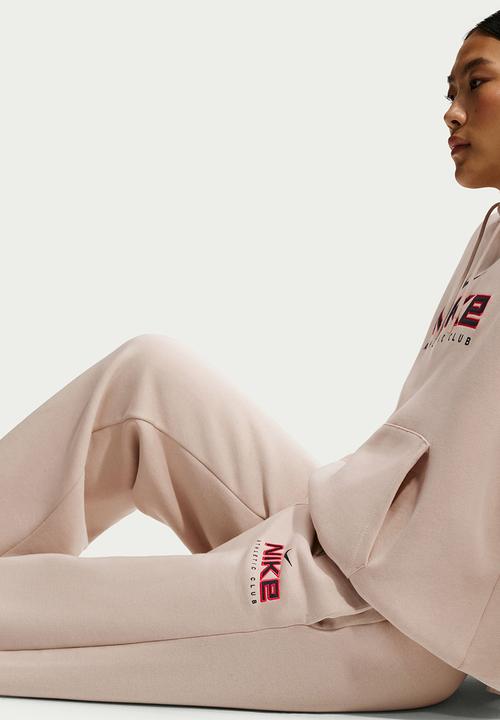 Nike - W Nsw Cls+ Flc Hr Pant Wide - Sanddrift