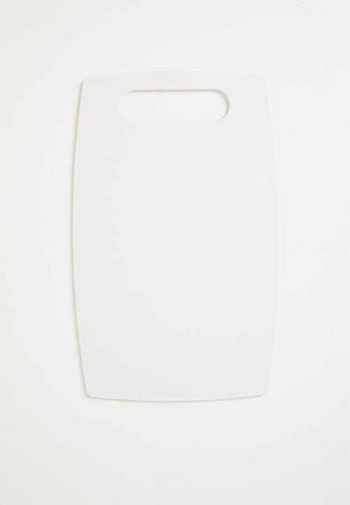 Excellent Houseware - PP cutting board set of 3 - White & grey