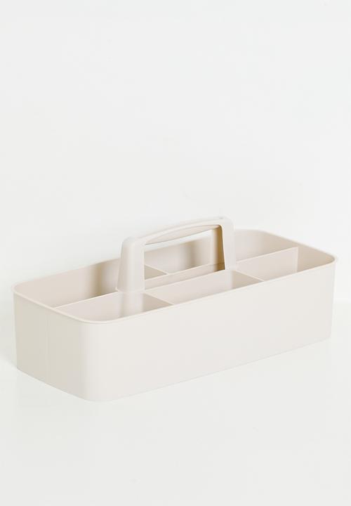 Storage Solutions - Stackable Compartment Box - White