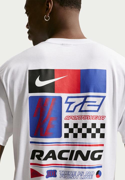 Nike - NSW 72 Racing Gfx Tee - White/Ass