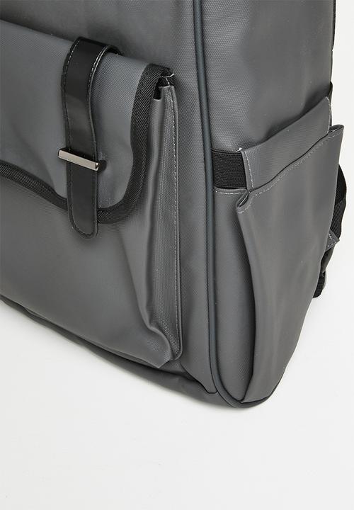 Pop Candy - Top loader backpack with strapped pocket - dark grey