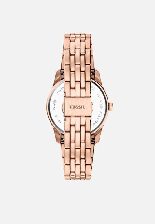 Fossil - Scarlette Three-Hand Day-Date   Watch - Rose Gold