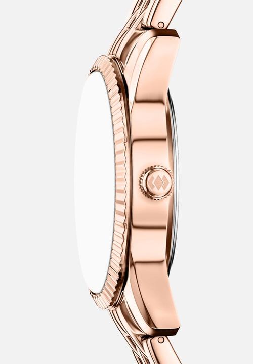 Fossil - Scarlette Three-Hand Day-Date   Watch - Rose Gold