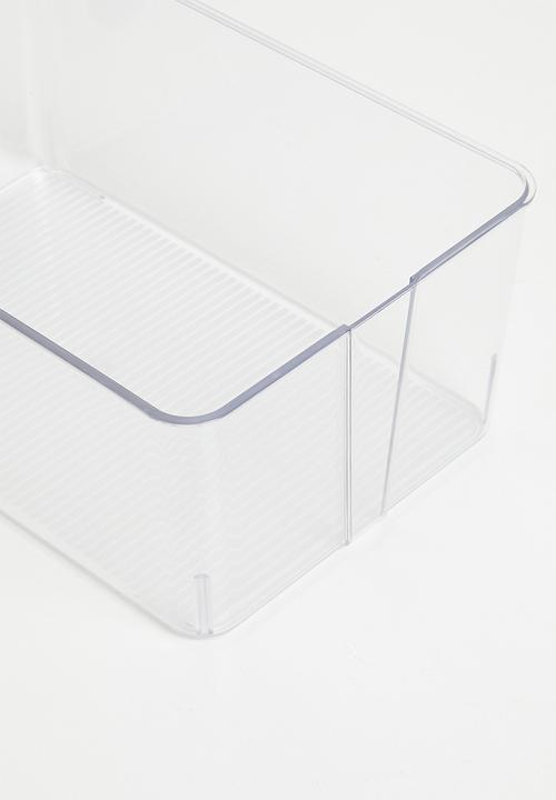 Excellent Houseware - Silicone handle fridge organizer - Clear