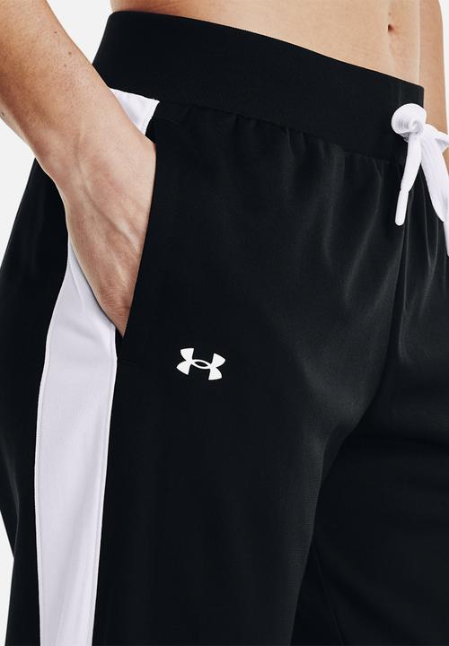 Under Armour - Tricot tracksuit - black / white