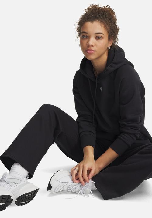 Under Armour - UA Rival Flc Straight Pants - Black/White