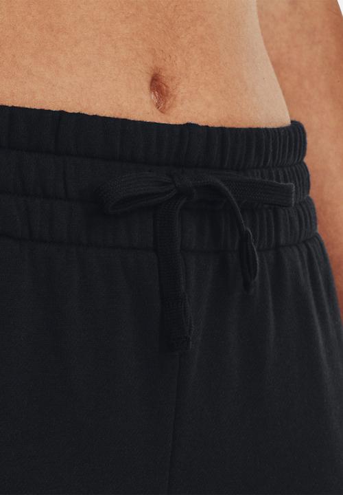 Under Armour - UA Rival Flc Straight Pants - Black/White