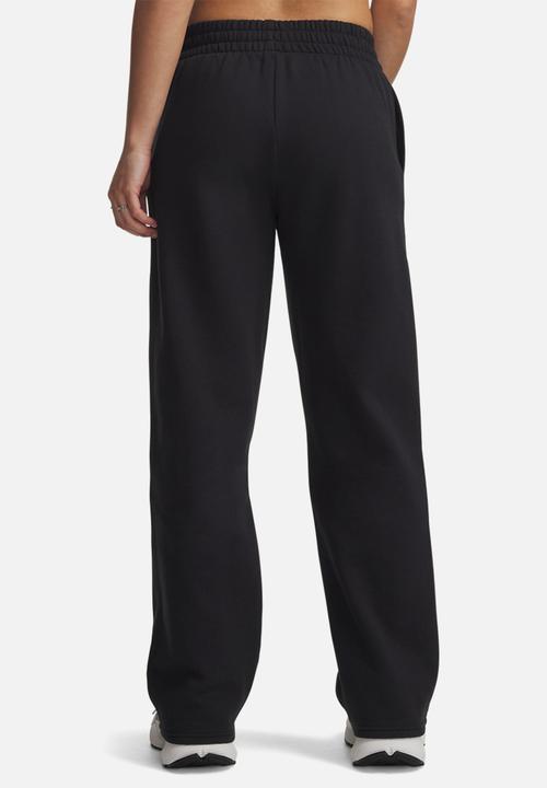 Under Armour - UA Rival Flc Straight Pants - Black/White