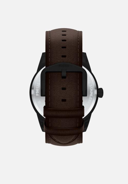 Fossil - Pearson Multifunction  Watch - Black/Brown