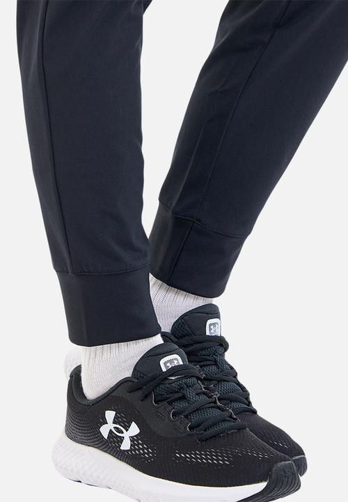 Under Armour - UA Rival Hi Rise Woven Pant - Black/White