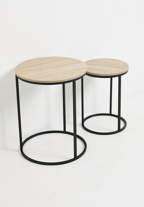 H&S - Pebble Nested Side Table - Natural