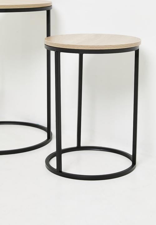 H&S - Pebble Nested Side Table - Natural