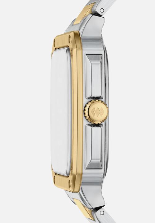 Fossil - Crosby Three-Hand Date Two-Tone  Watch - Gold & Silver