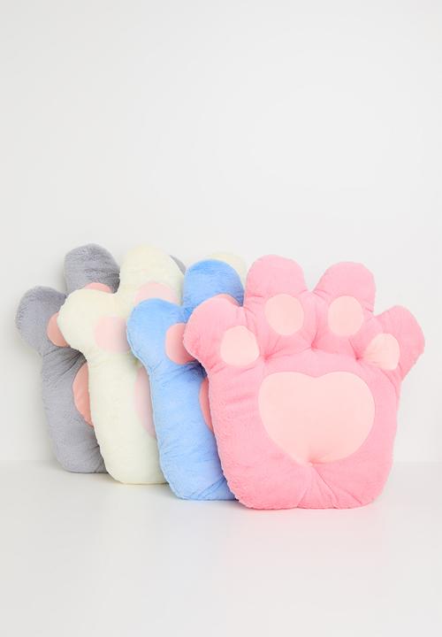 Pop Candy - Super soft paw cushion - blue & pink
