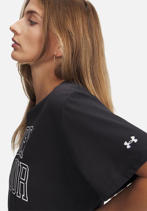 Under Armour - Rival OS Campus Tee - Black/White