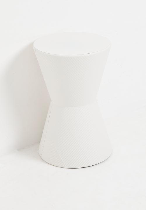 H&S - Strata Side Table - White