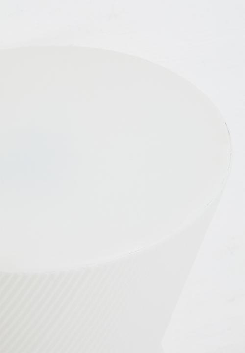 H&S - Strata Side Table - White