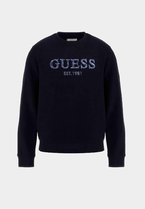 GUESS - Cn Basic Sweatshirt - Smart Blue