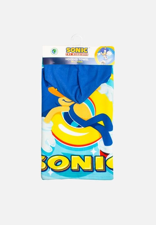 Character Group - Sonic  Hooded Towel - Blue