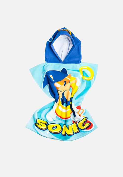Character Group - Sonic  Hooded Towel - Blue