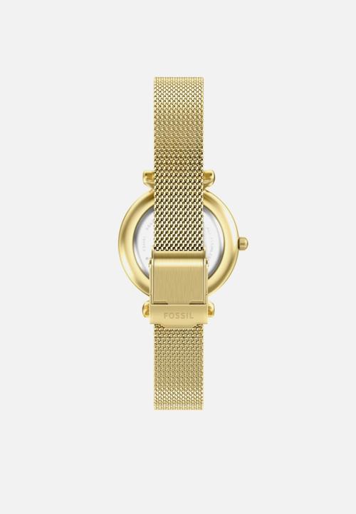 Fossil - Carlie Mini Three-Hand  Watch -  Gold