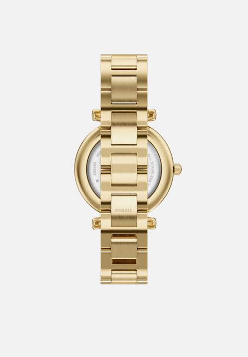 Fossil - Carlie Three-Hand  Watch - Gold