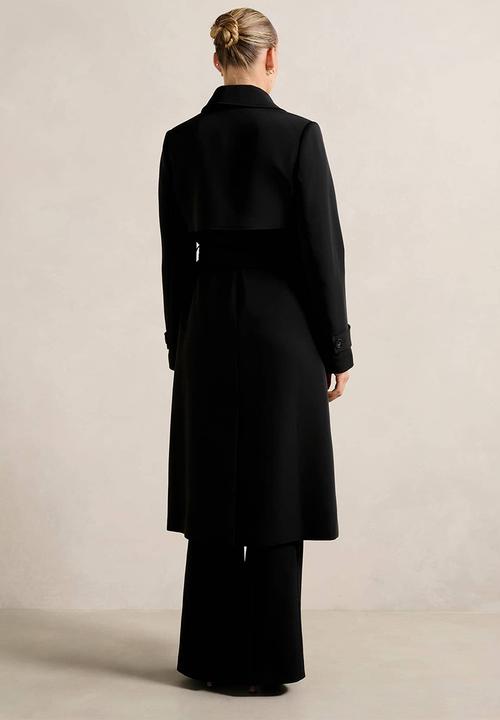 Forever New - Delilah soft trench coat in black