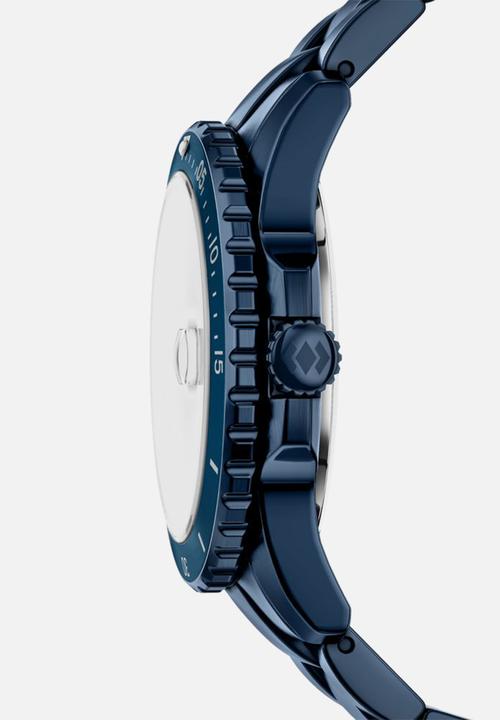 Fossil - Fossil Blue Dive Three-Hand  Watch - Navy