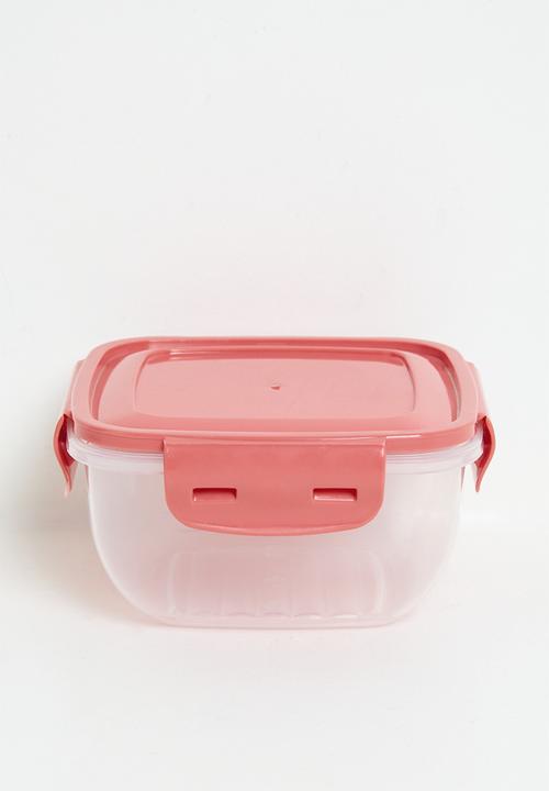 Excellent Houseware - Sora storage set of 3 - Coral
