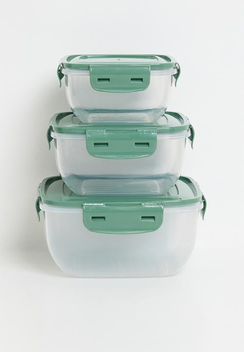 Sora storage set of 3 - Green
