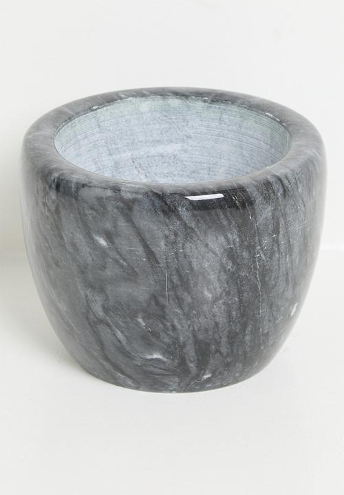 Excellent Houseware - Lia marble pestle & mortar - Black