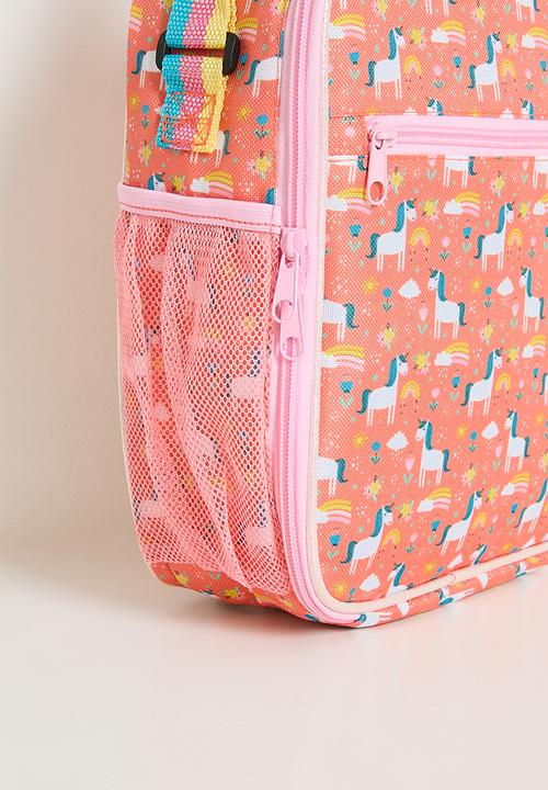 Excellent Houseware - Unicorn cooler lunchbag - orange 