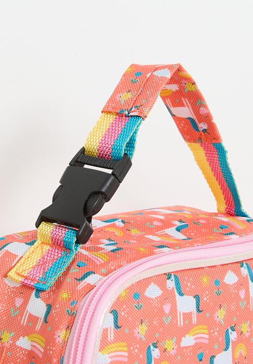 Excellent Houseware - Unicorn cooler lunchbag - orange 