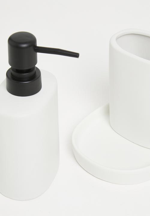 Bathroom Solutions - Apollo 3pc bathroom acc set - White