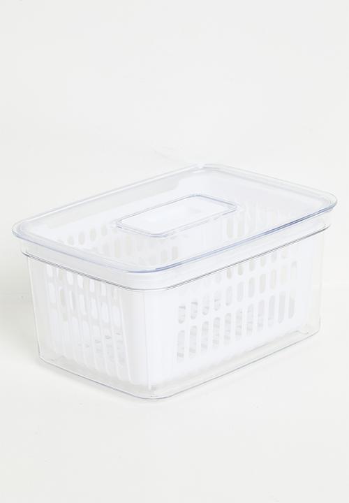 Excellent Houseware - Tilly fridge organizer - Clear