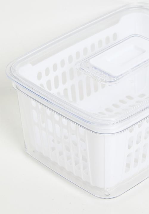 Excellent Houseware - Tilly fridge organizer - Clear