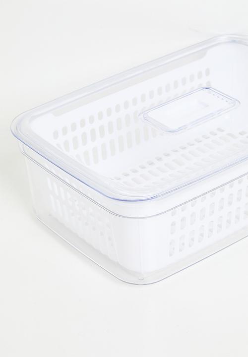 Excellent Houseware - Tilly fridge organizer - Clear