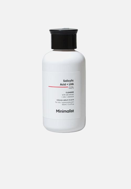 Minimalist - Salicylic Acid + LHA 02% Cleanser - 100ml