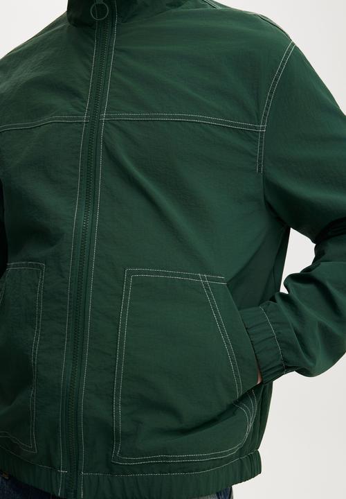 Cotton On - Shell Jacket - Forest Contrast