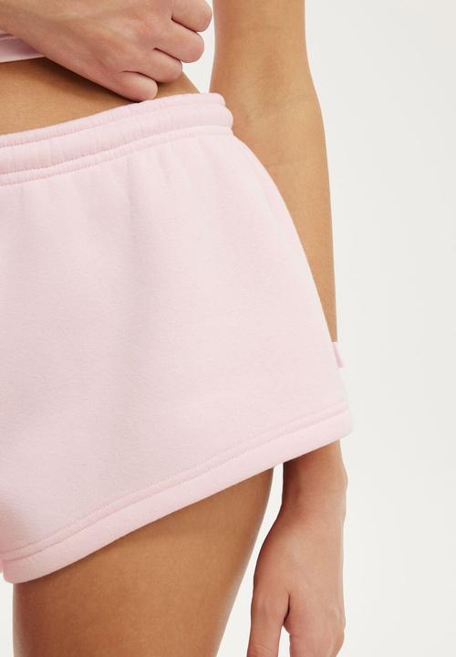 Cotton On - Plush Micro Short - Cherry Dream