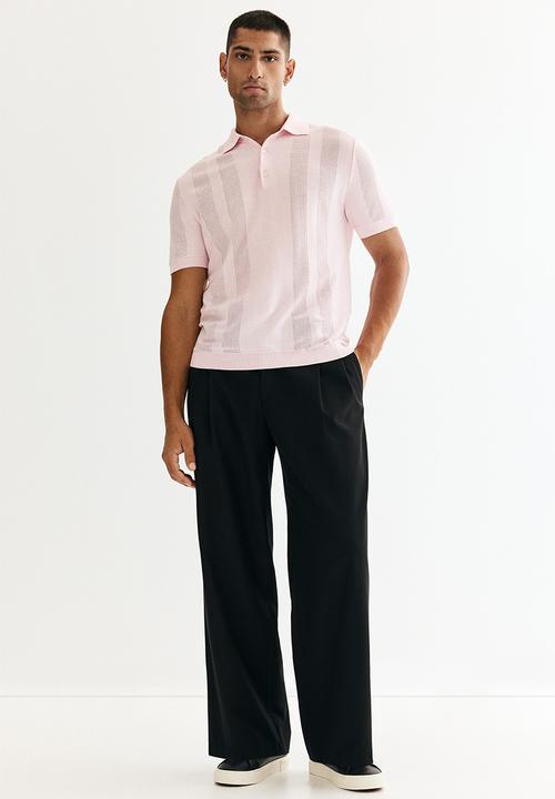 H&M - Regular fit polo shirt - light pink