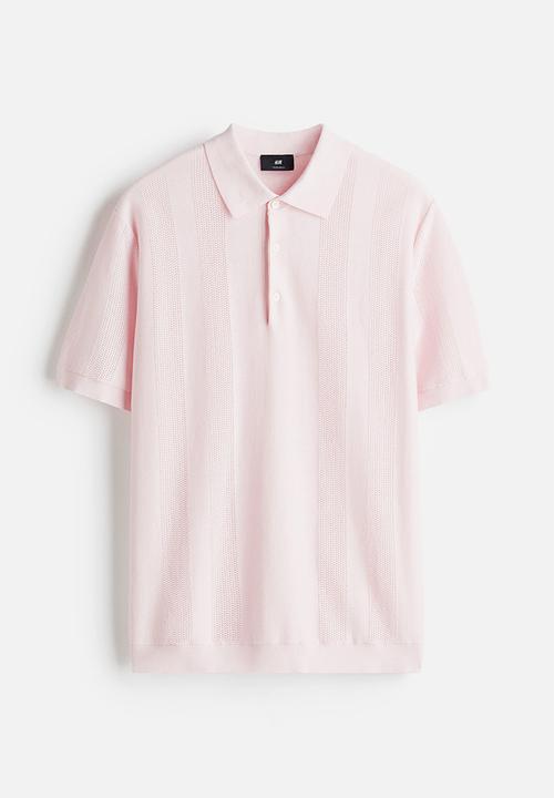 H&M - Regular fit polo shirt - light pink