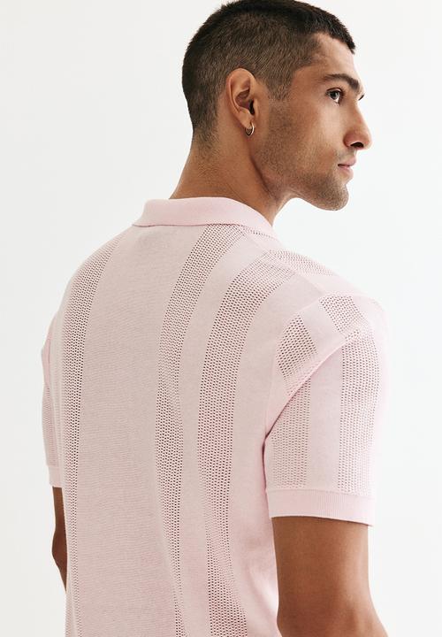 H&M - Regular fit polo shirt - light pink