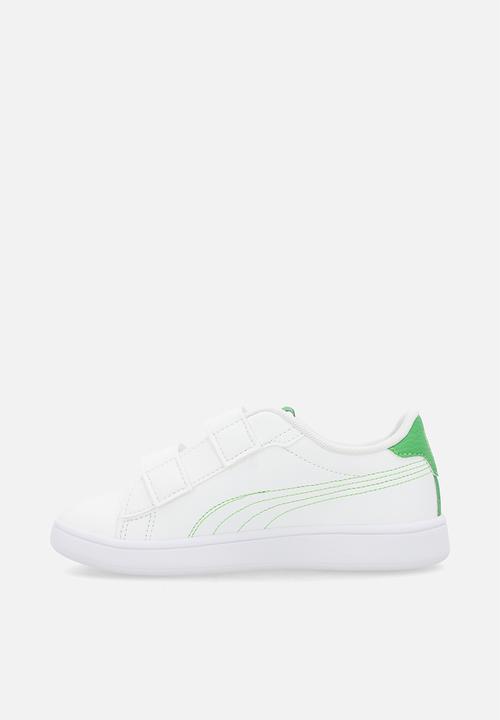 PUMA - Puma Smash 3.0 Dino V Ps - Puma White-Green Fruit-Vibrant Blue