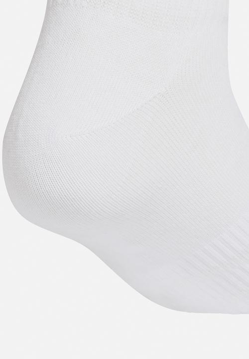 adidas Originals - THIN&LIGHT SPORTSWEAR ANKLE SOCKS 3pk - medium grey heather/white/blk