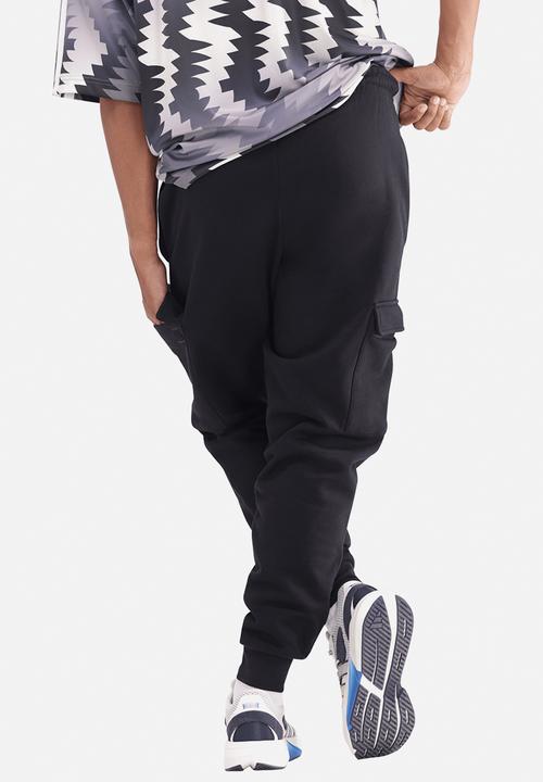 adidas Performance - Essentials Feelcozy Fleece Cargo Joggers - Black