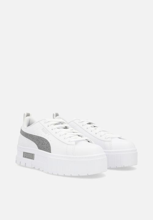 PUMA - Mayze glitter junior puma - white/silver